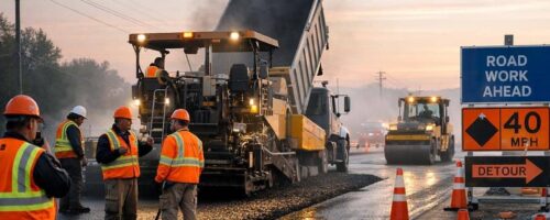 Effiziente Baustellenplanung als Schlüssel gegen Zeitdruck und Stress im Straßenbau
